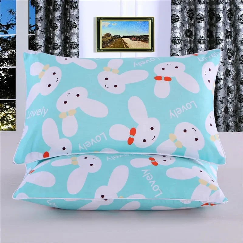 29x45CM Pure Cotton Breathable Children\'s Pillow Cover Four Seasons Universal Baby Pillowcase Cartoon Newborn Pillowcase