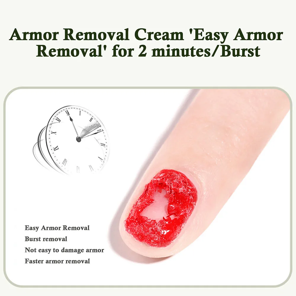 Nail Burst Polish Remover Cream Mild Non-irritation Nails Gel Removal Gream For Women