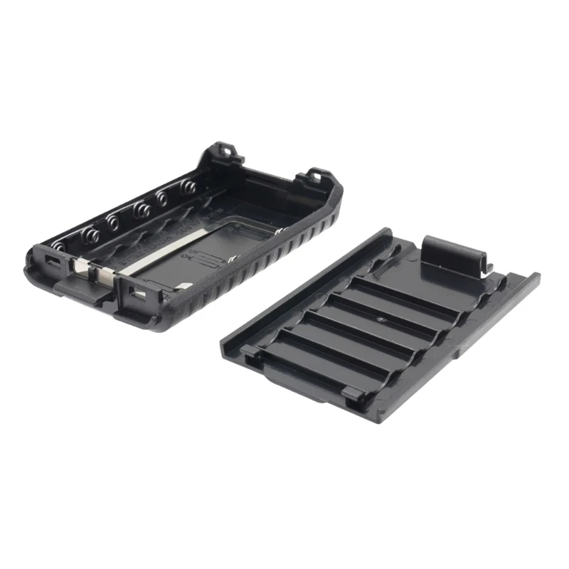UV5R Battery Case 6xAAA Black For Baofeng BF-UV5R BF-UV5RA BF-UV5RL TYT-F8