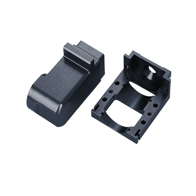 CNC machining green anodized aluminum alloy instrument components, equipment protective shells, special-shaped mounts