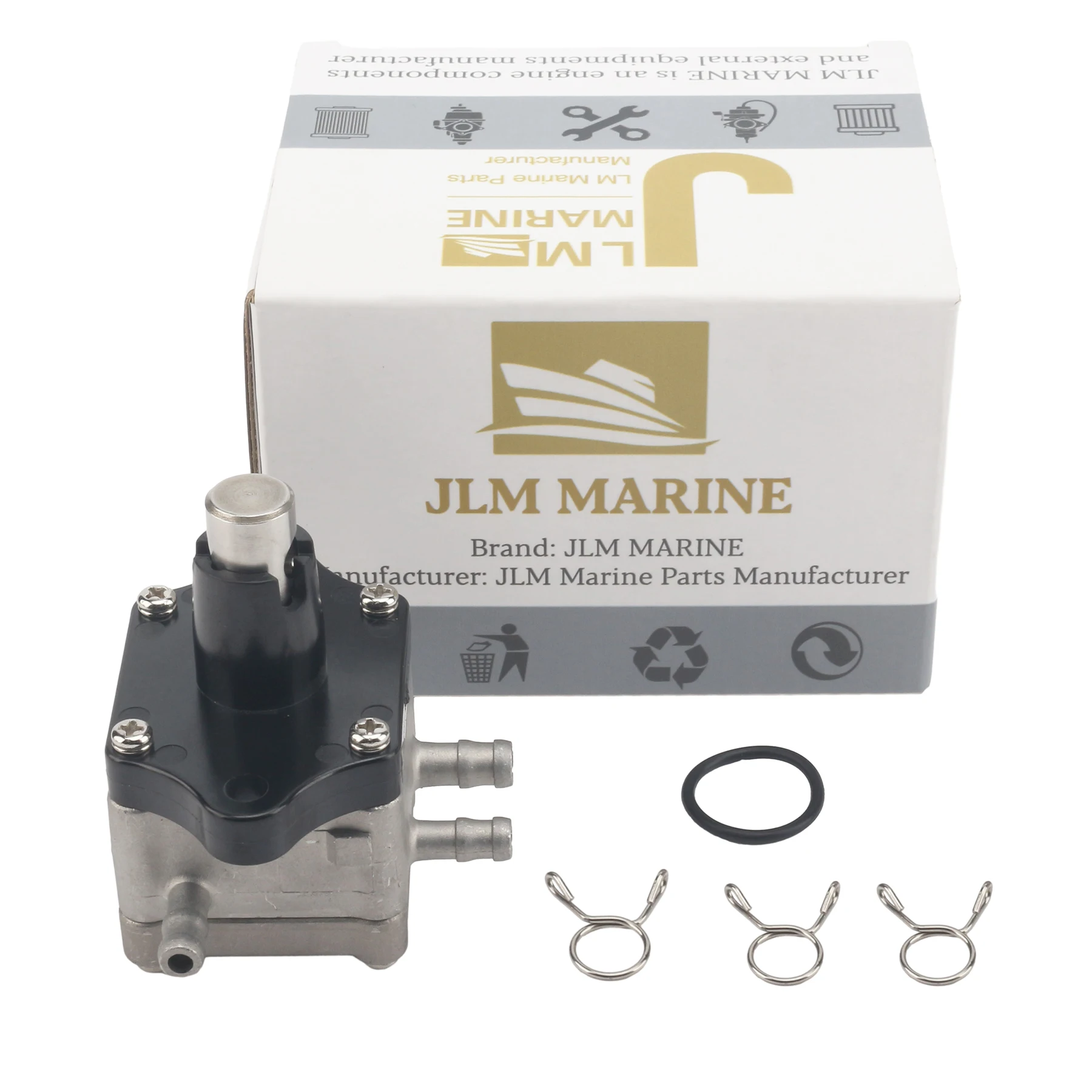 

JLM Marine Fuel Pump for Honda 25 30 40 45 50 75 90HP BF25A BF30A BF40A BF50A BF90A Outboard 4-Str 16700-ZV5-003 16700-ZW1-004