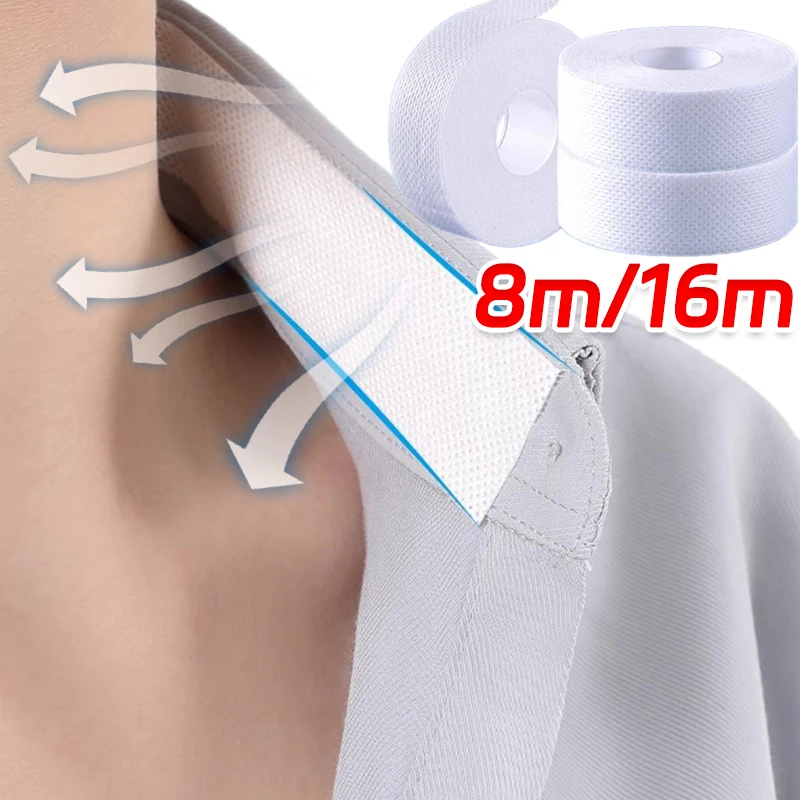 Anti Sweat Collar Sticker Shirt Self-adhesive Sweat Proof Tape Clothes Breathable Collar Stickers Hat Sweat Absorbing Patch