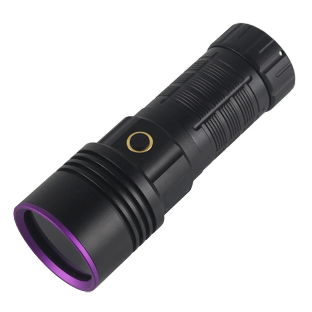 180W High power 365NM UV Flashlight Type-C Rechargeable Waterproof 9Core Blacklight Purple Light for Pet Urine Stains Detector