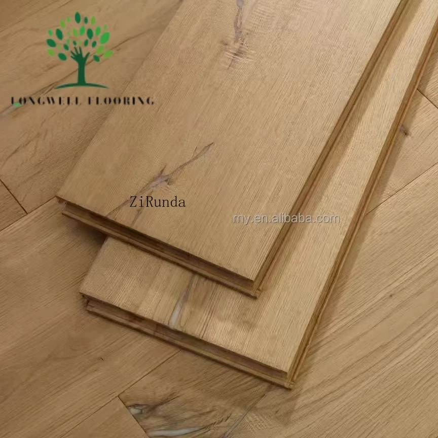 نسخة مخصصة من أرضيات البلوط الحديثة وألواح واسعة متعددة الطبقات ريفية