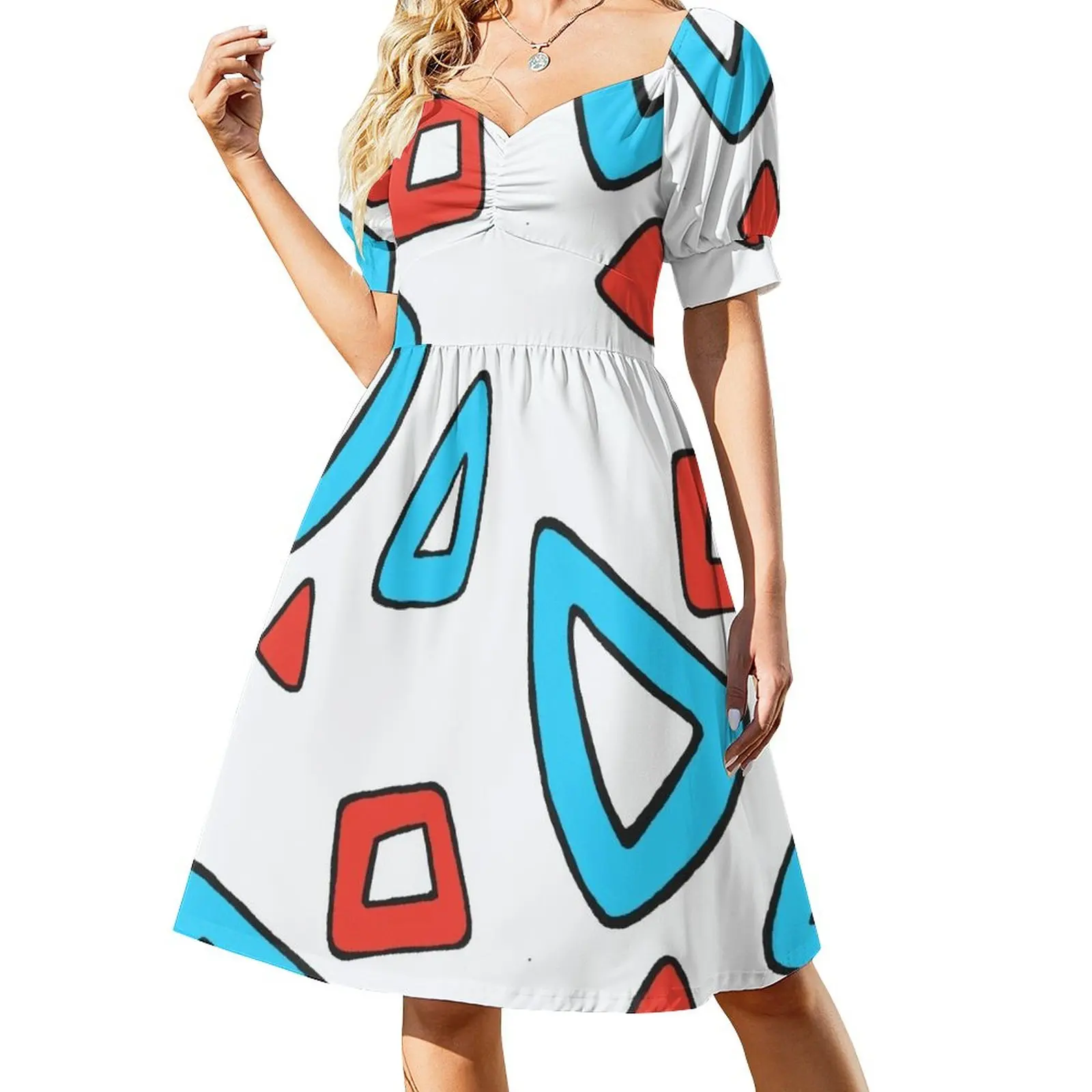 

Togepi Egg Pattern Sleeveless Dress elegant dresses for women Women's dress