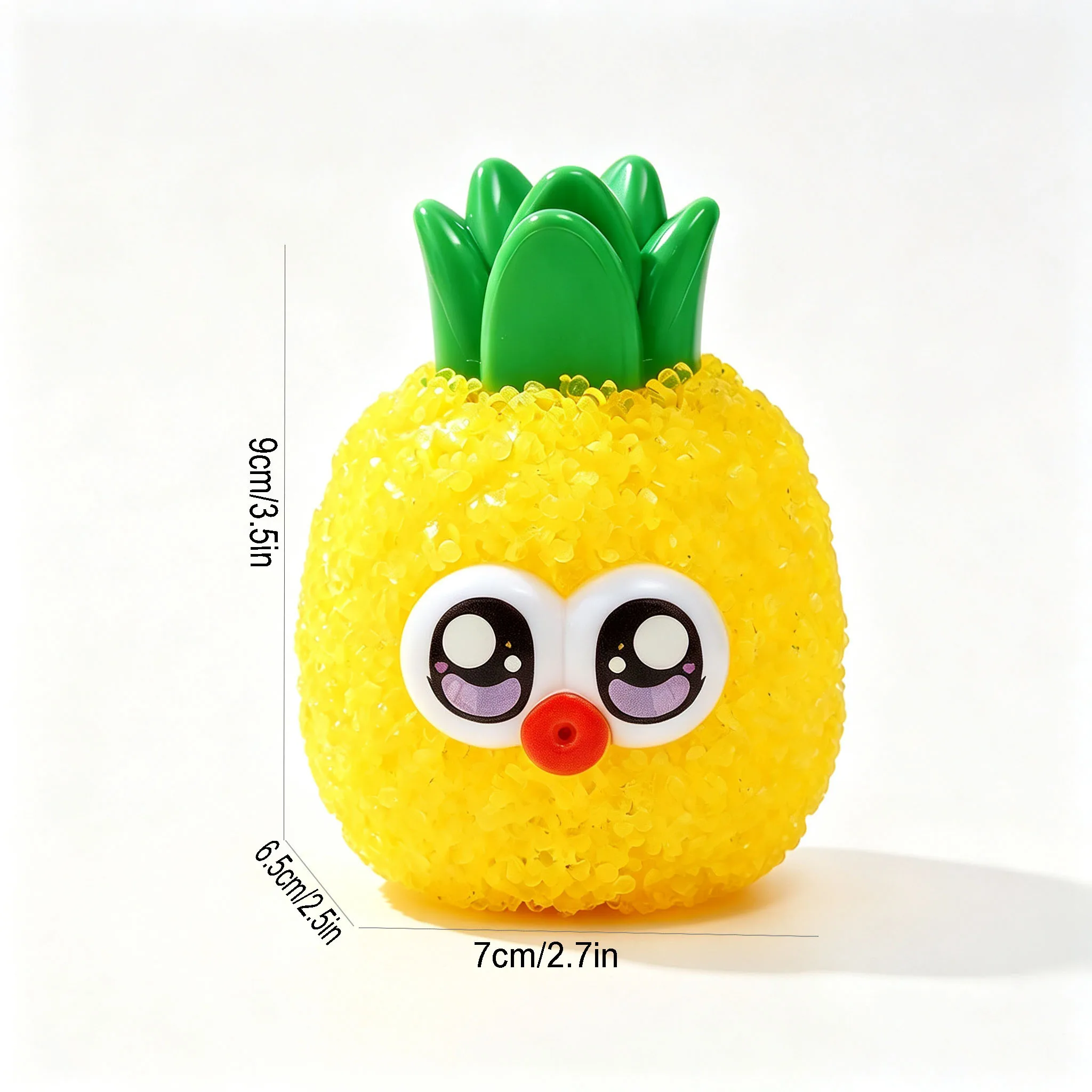Cartoon Fruit Night Light For Kids Cute Silicone Bedside Lamp 7 Color LED Atmosphere Decor Rechargeable Toy