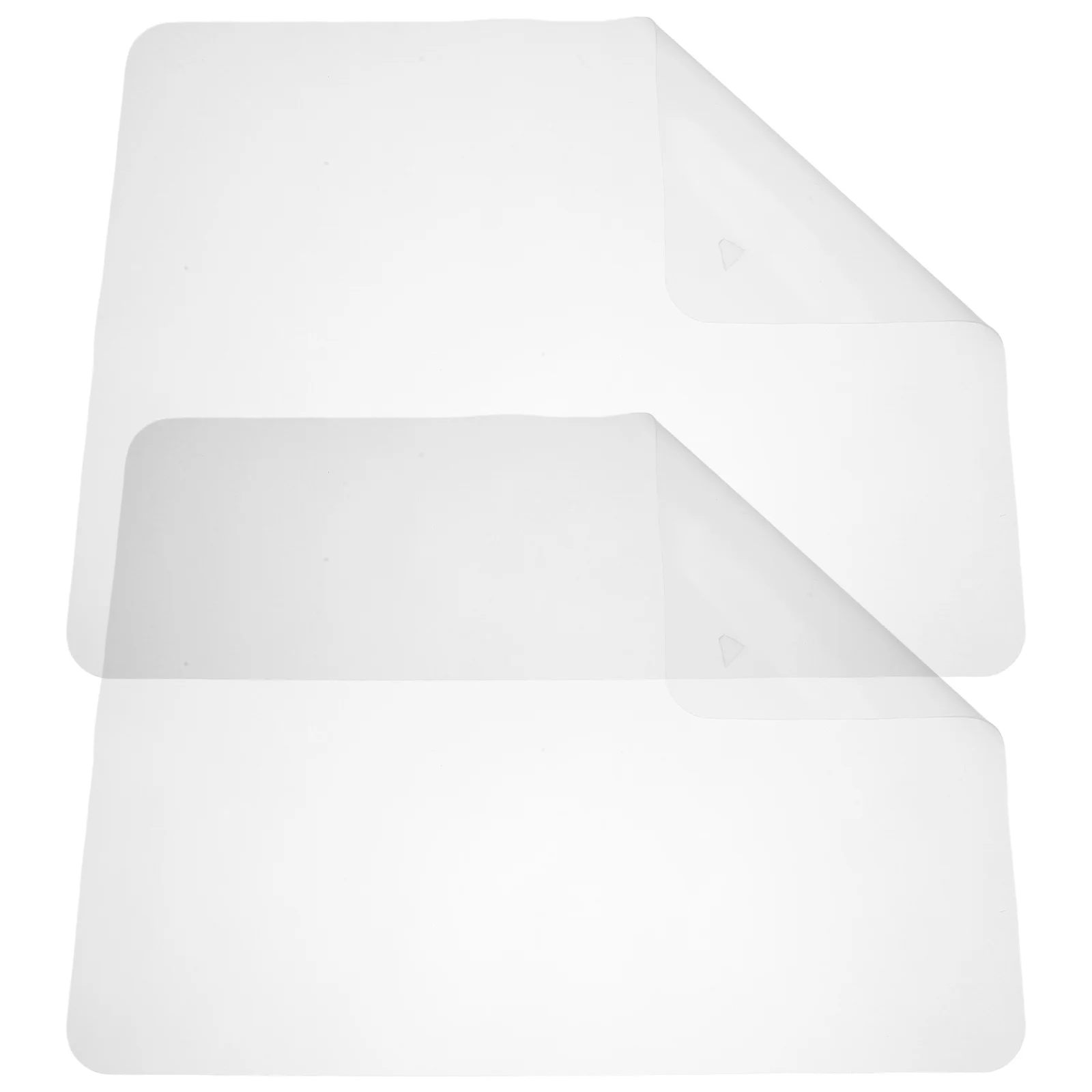 

2Pcs Silicone Non Slip Table Mats Heat Resistant Countertop Protector Pads Baby Kids Dining Kitchen Heatproof Waterproof