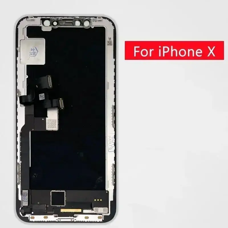 To AAA Refurbished Official Screen For iPhone X XR XS 11 12 13 mini 14 15 Pro Max LCD Display Assembly Changed Outer Glass