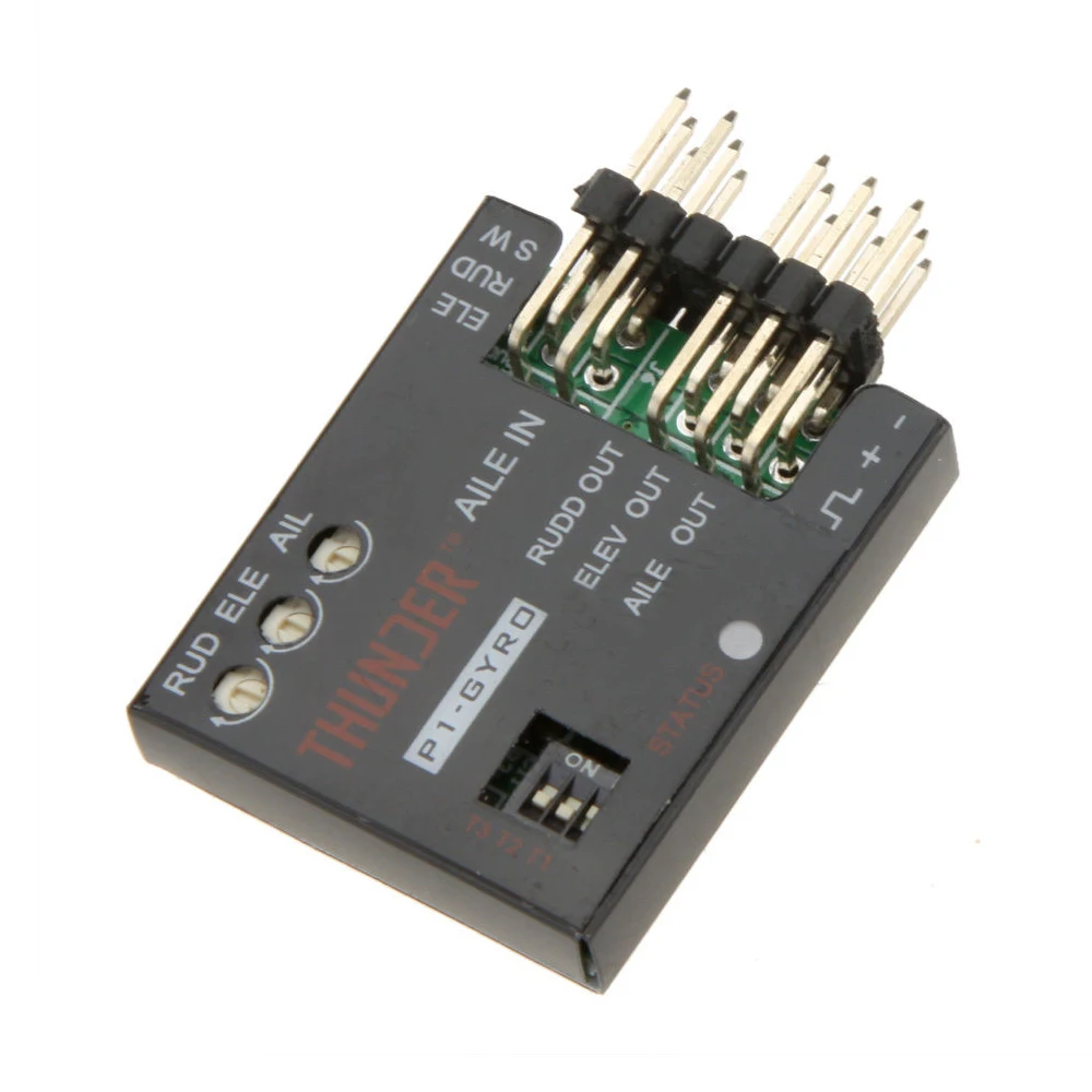 

A42F P1-GYRO 3-осевой контроллер полета, система стабилизации, гироскоп для фиксированного летающего крыла, черный