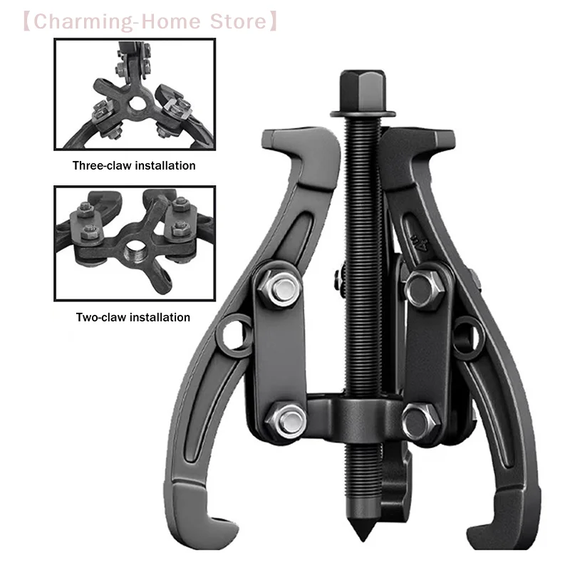 Extracteur d'engrenage 3/4/6/8/10 pouces, outil de retrait de poulie réversible à 3 mâchoires, Kit de retrait de roulement de volant d'inertie, qualité professionnelle robuste