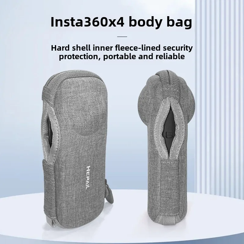 Hepail insta360x4 body bag X4 mini storage bag 360X4 action camera accessories