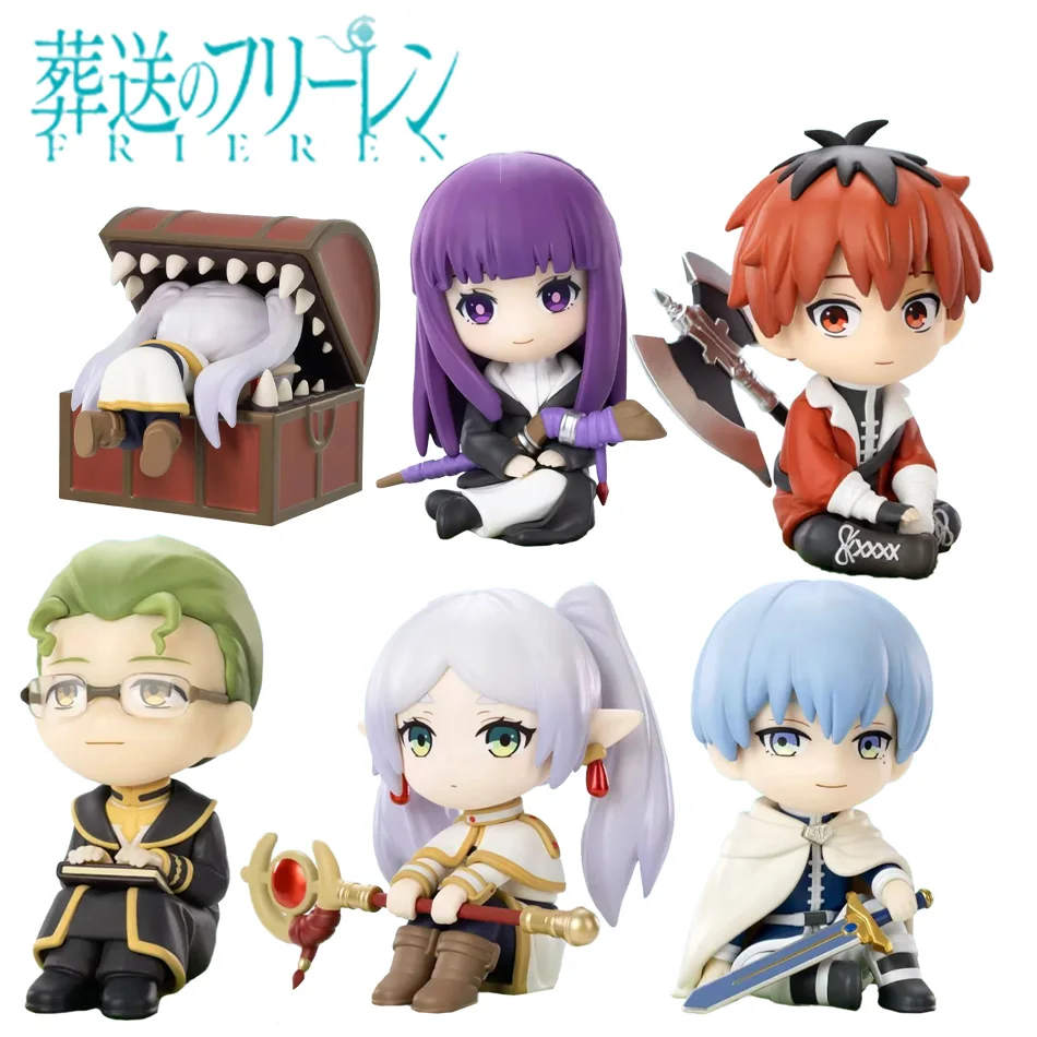 2026 Hot Anime Frieren Beyond Journey's End Sitting Figures, Collectible PVC Model, Cute Desk Decor Gift for Fans