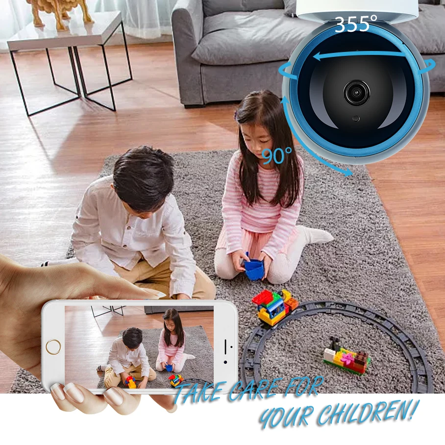 2024 New 3MP Tuya Wi-Fi IP Camer Two Way Audio  indoor Babycare Camera With Smart Life App Control