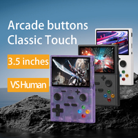 XGB35 Portable Game Console 40000 + Gaming 2000mAh Battery 3.5'' IPS Screen Wireless Dual Controller, Linux System