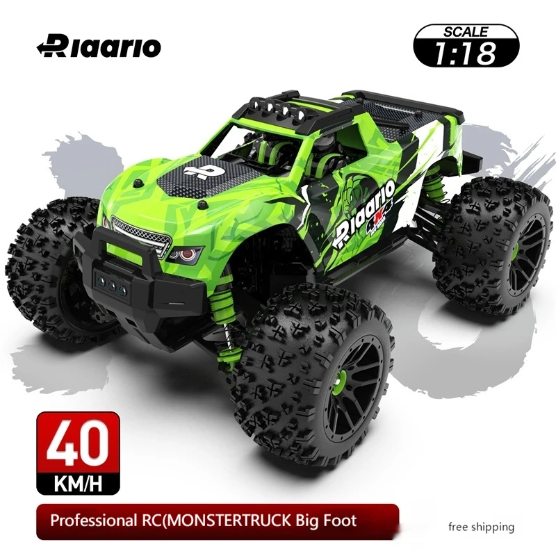 Rlaarlo 40km/h Remote Control Car Four-wheel Drive Off-road Racing Adult Toy Climbing High-speed Car Birthday Gift