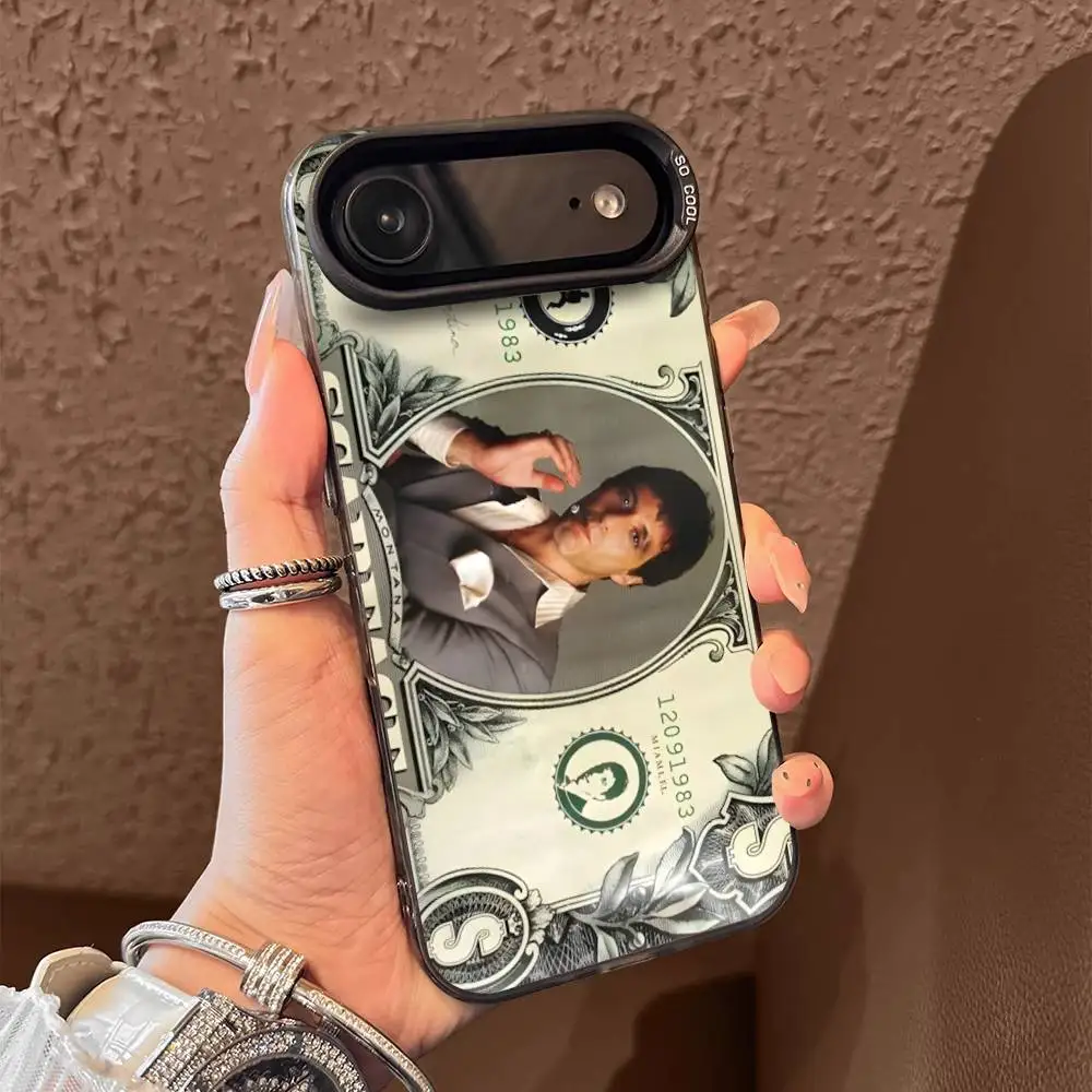 حافظة هاتف Scarface The World is Your لهاتف iPhone 17,16,15,14,13,12,Pro,Max,Plus,E,SE4,Air,Mini Black IMD Box