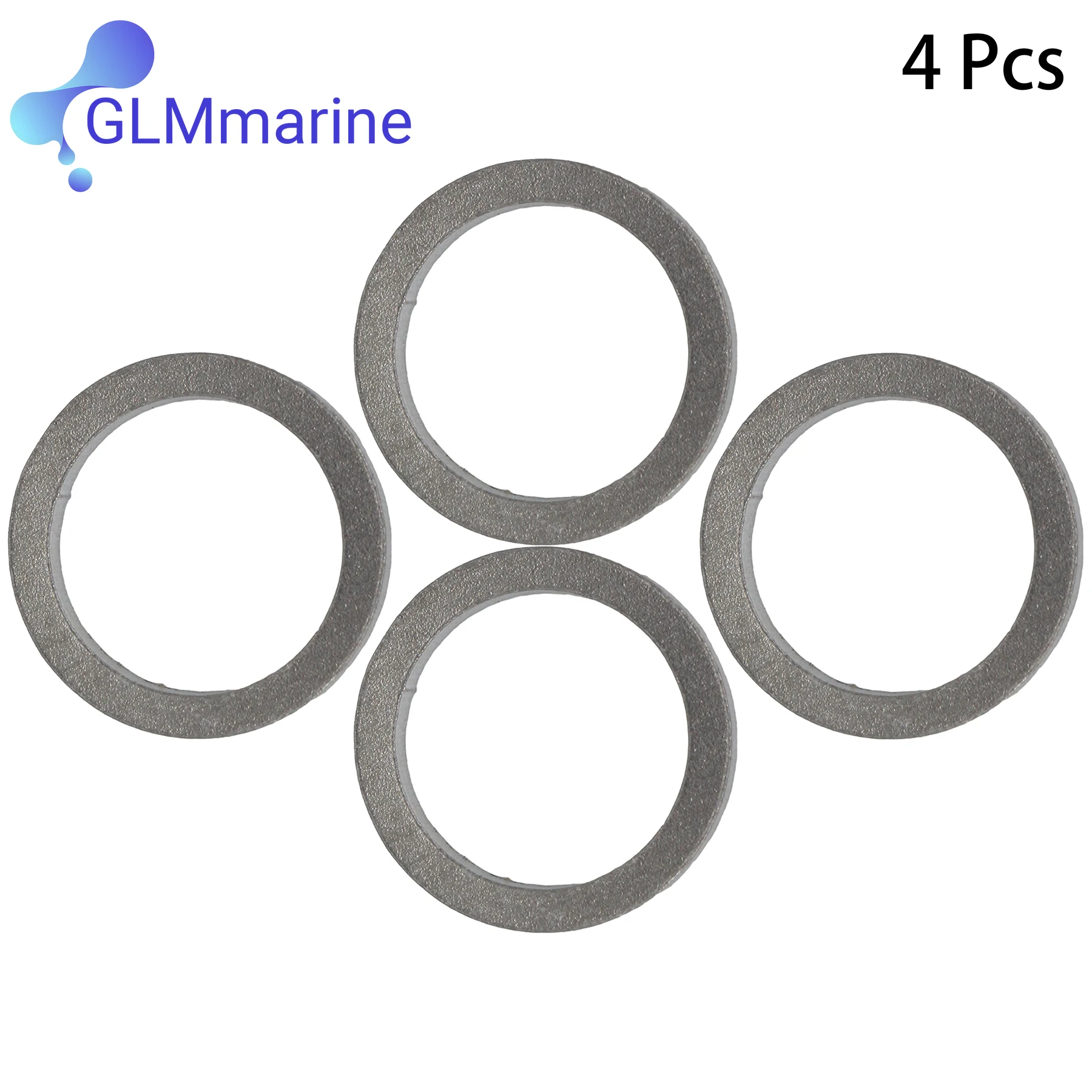 4 PACK Compatible with YAMAHA Outboard Oil Drain Screw Gasket 4-Stroke 90430-14M09-00 view 4