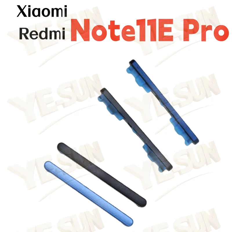 For Xiaomi Redmi Note11E Pro Side Volume Buttons Volume Up Down Buttons Keys On and Off Buttons