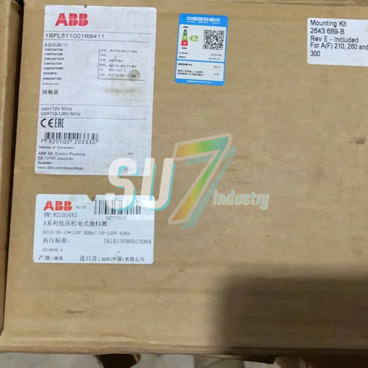 A210-30-11 110V Kontaktor Baru Di Gudang