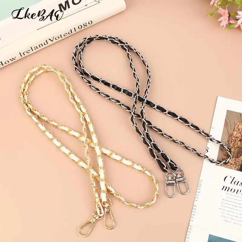 120cm Leather Shoulder Bag Chain Straps Crossbody Handbag Chains Replacement Purse Chain Strap Diy Women Girl Bag Part Accessory