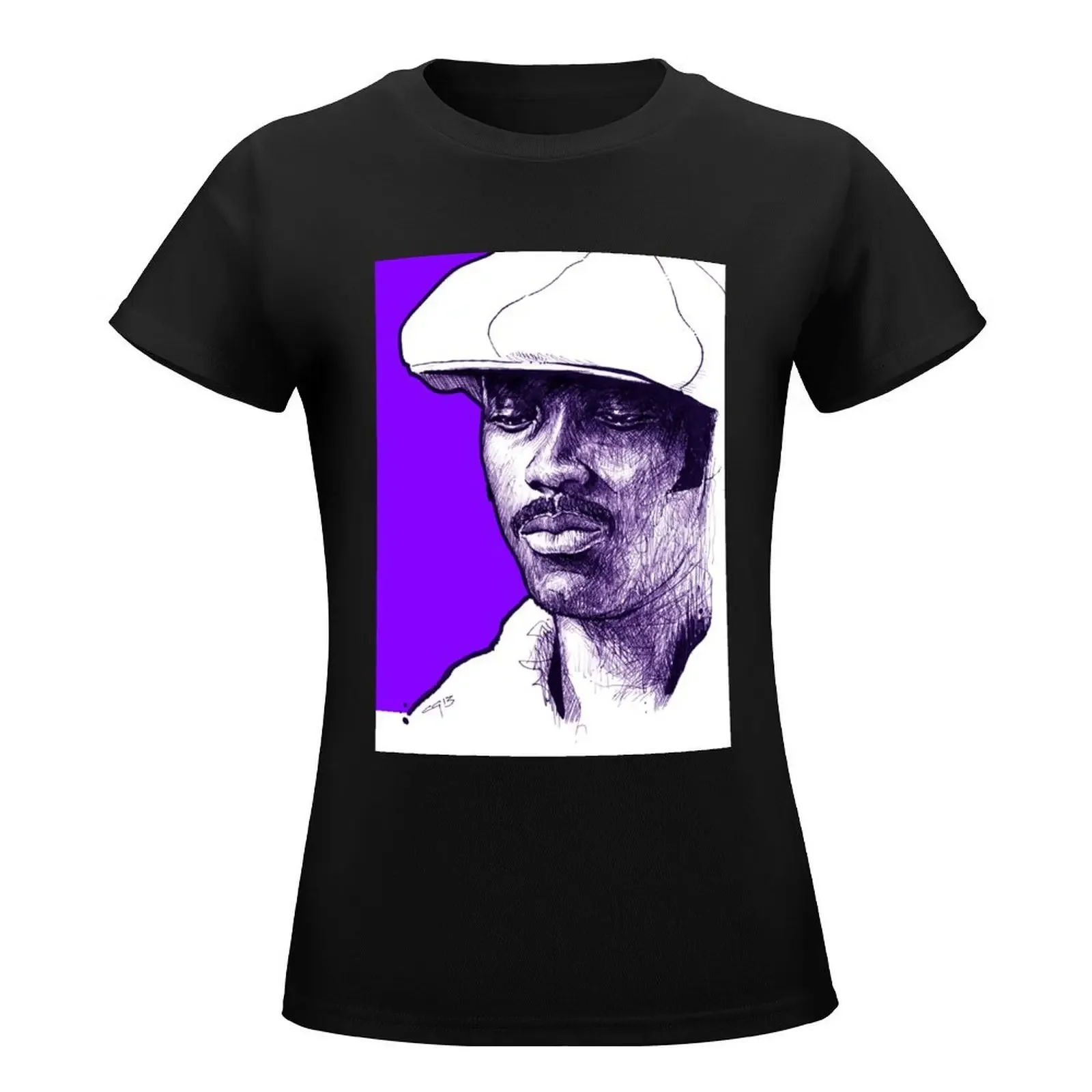 Donny Hathaway T-Shirt tees summer top tops female Woman fashion