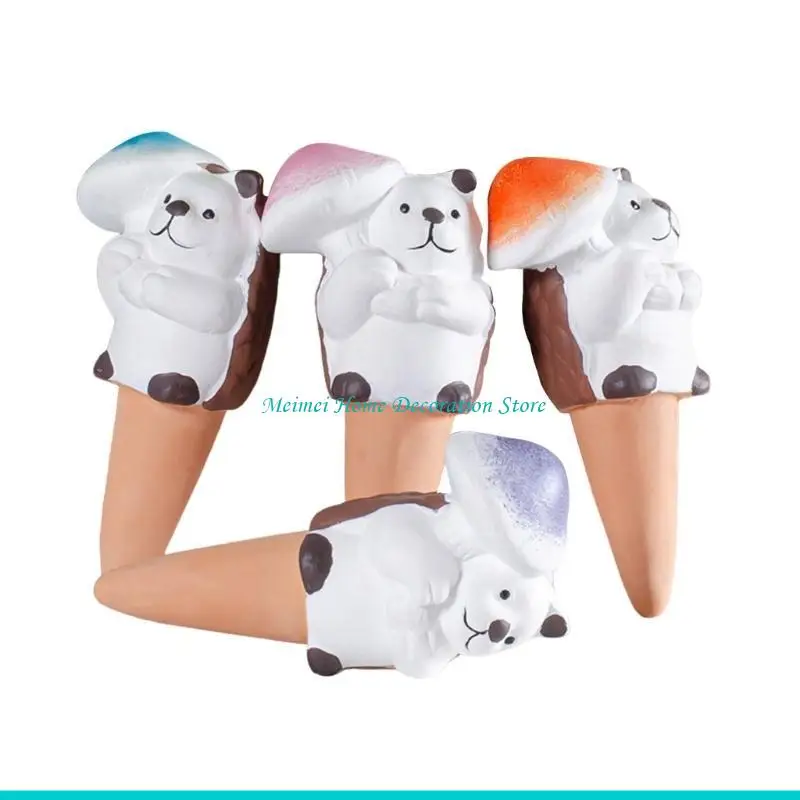 H7BF 4PCS Watering Bulbs Space Saving Watering Globes Irrigation Cartoon