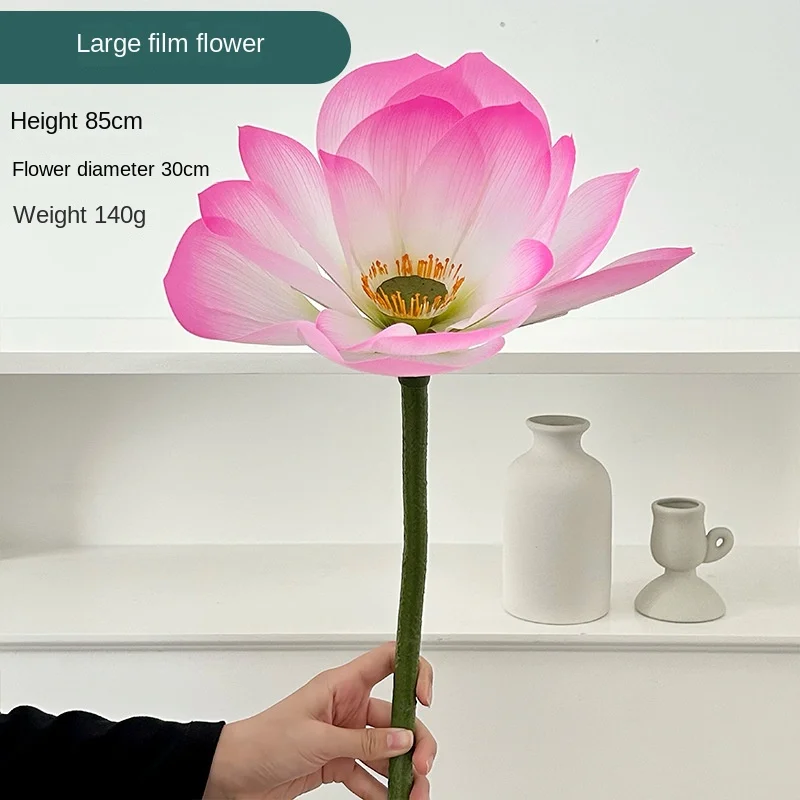 80cm Artificial Lotus Leaf Artificial Flower Ornaments Home Living Room Flower Arrangement Decoration