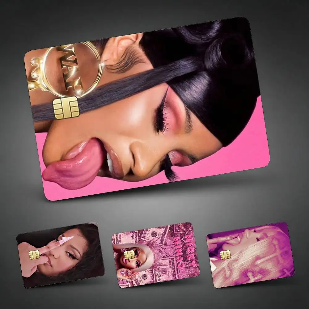 

N-Nicki M-Minaj Sticker Decoration Creative Bank Card Bus Metro Waterproof Sticker
