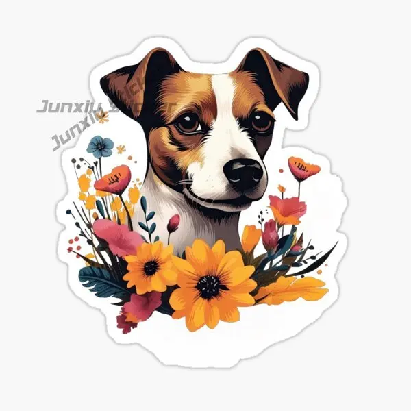

Jack Russell Dog Cute Pets Sticker for Decorate Car Bicycle Helmet Wall Vinyl Decal