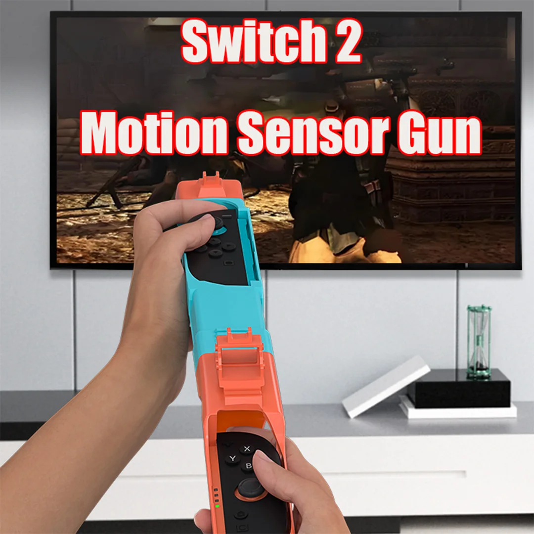 

2025 Shooting Game Gun Controller for Nintendo Switch 2 Motion Sensing Game Gun Controller For Switch 2 JoyCon