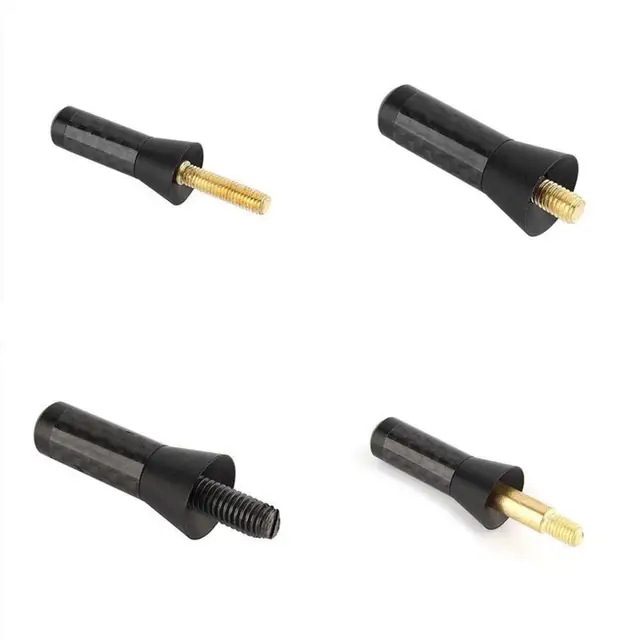 3.5cm Antena samochodowa z włókna węglowego Śruba Metalowa krótka maszt Antena samochodowa Antena dachowa Ulepszony sygnał dla Benz Akcesoria samochodowe