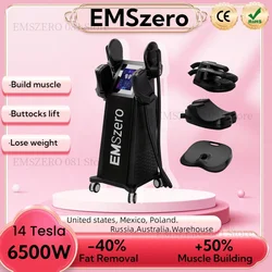 EMSZERO 6500W Hi-emt RF EMS Sculpt Machine 2024 Emsslim Neo Nova 4 Handle Body Slimming Fat With Pelvic Stimulation Pads Salon