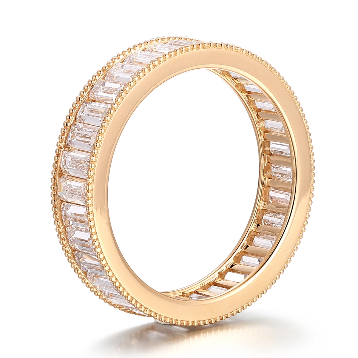 Provence Emerald Cut Engagement rings for Women DEF/VS Lab Grown Diamond Anniversary Rings for Mom Luxury Custom  Women's Rings