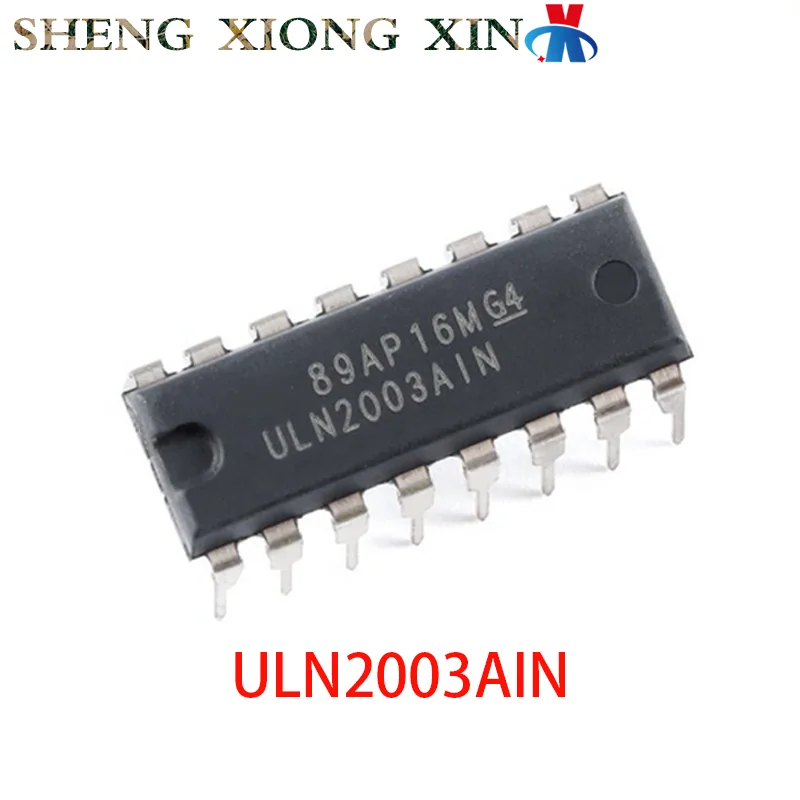 10pcs/lot 100% NEW ULN2003AIN DIP-16 Distribution Switch, Load Driver ULN2003 2003AIN Integrated Circuit