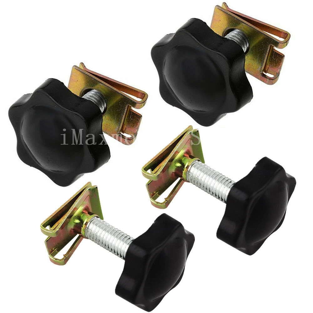 Motorcycle Saddlebags Knobs With Steel Screw Metal U-Clips Fit For Harley Davidson All Touring Models 1993-2016 Saddlebags Bolts