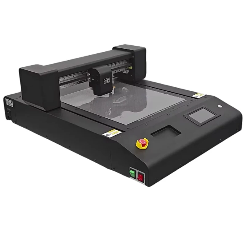 Compact Tablet-Style Fully Automatic Edge-Tracking Engraving Machine Self-Adhesive PVC Card Stock Die-Cutting Machin(Customized)