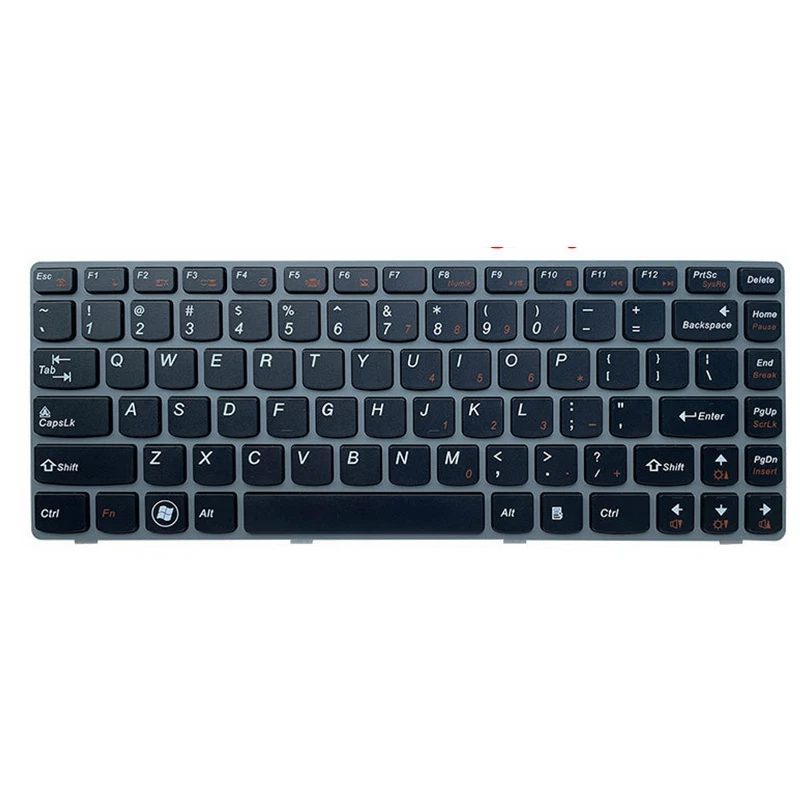 US Laptop Keyboard For Lenovo Z460 Z460A Z460G Z465 z465A Z465G Z450 Grey
