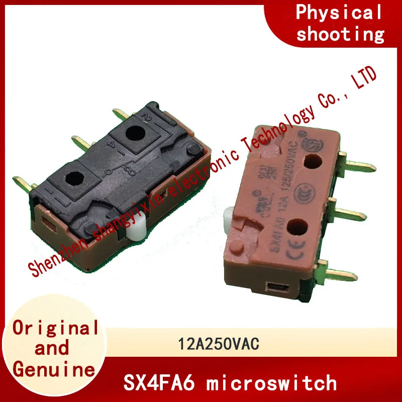 SX4FA6 Silver contact 3-pin 12A250VAC microswitch Pin welding circuit board travel limit switch
