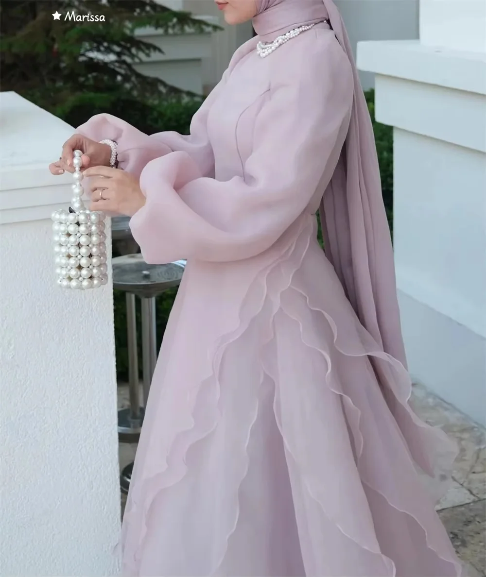 Marissa lavanda roxo vestidos de baile 2025 mulher festa árabe vestidos de noite para ocasiões especiais vestido de baile feminino feito sob encomenda