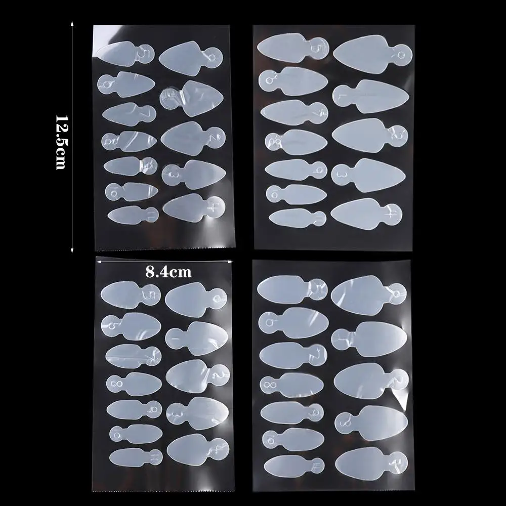 Autocollants pour extensions d'ongles en gel, ligne française, tampon de moule en silicone, autocollant de moule, touristes Forma, N64.