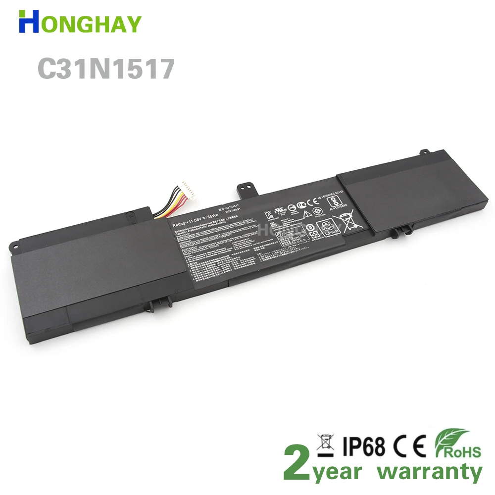 HONGHAY C31N1517 Laptop Battery for Asus VivoBook Flip DW009T DW235T TP301 TP301U TP301UA-DW009R Q304 Q304U Q304UA TP301UA65