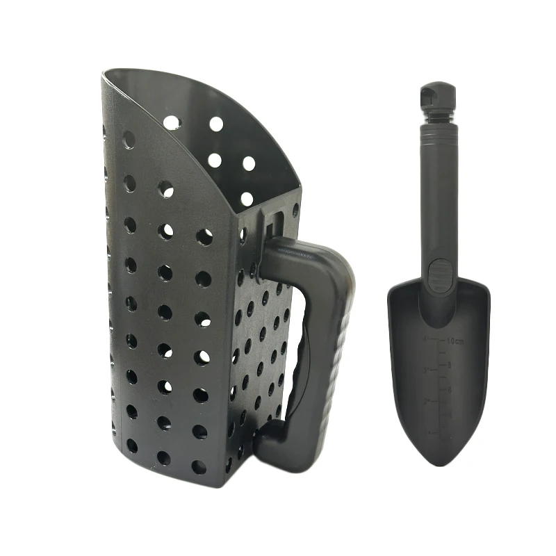 Metal Detector Sand Scoop Shovel Set Stainless Steel Beach Digging Filter Tool for Underground Metal Treasure Detecting image 2