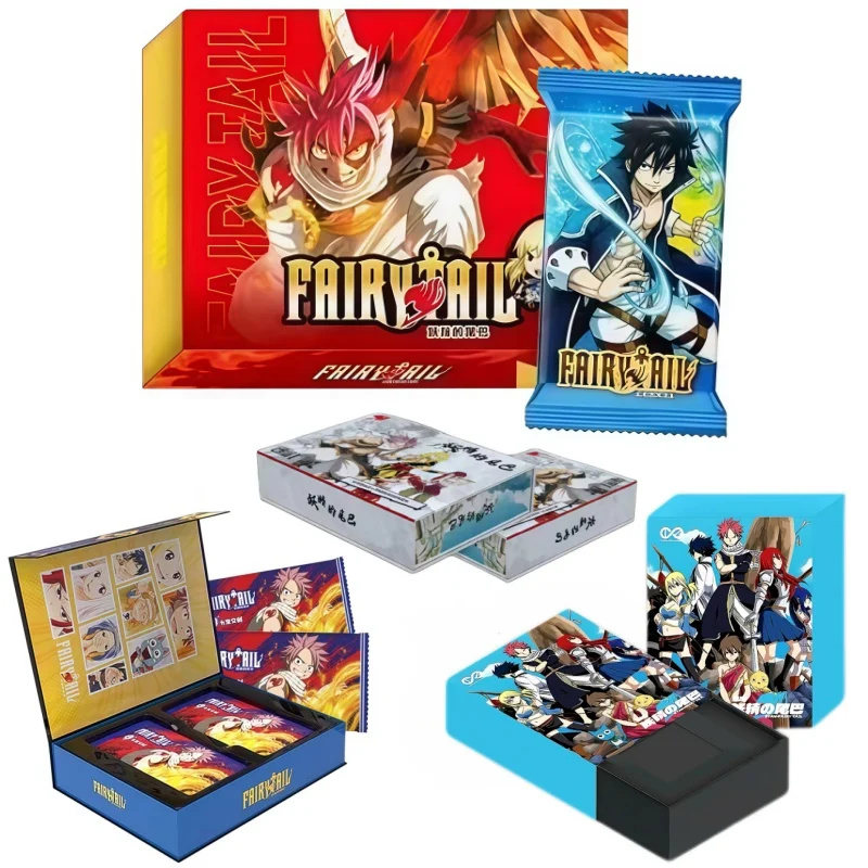 

FAIRY TAIL Collection Card Natsu Lucy Gray Erza Anime Hollow Out Art Enamel Character Portrait Cards Children Hobbies Toys Gifts