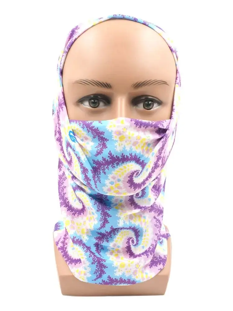 AliExpress Fandana Gear Sprial Stripes Neck Gaiter Geometic Tube Multi-use Bandana Men Women Hiking Cycling Face Shield Mask Running Headband Warmer