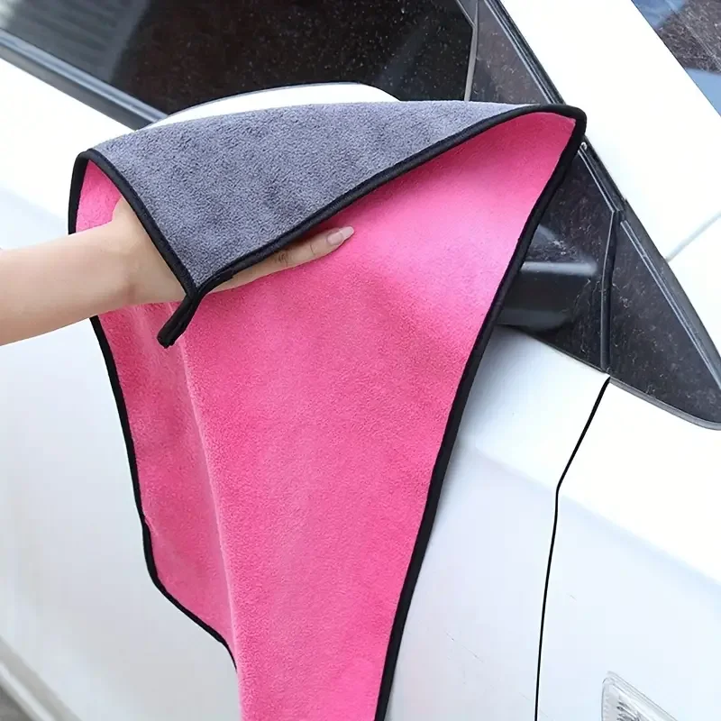 5/Pcs Microfiber Cleaning Towel Car Cleaning Cloths Professional Detailing Car Drying Microfiber Towel Wash Towels Accessories