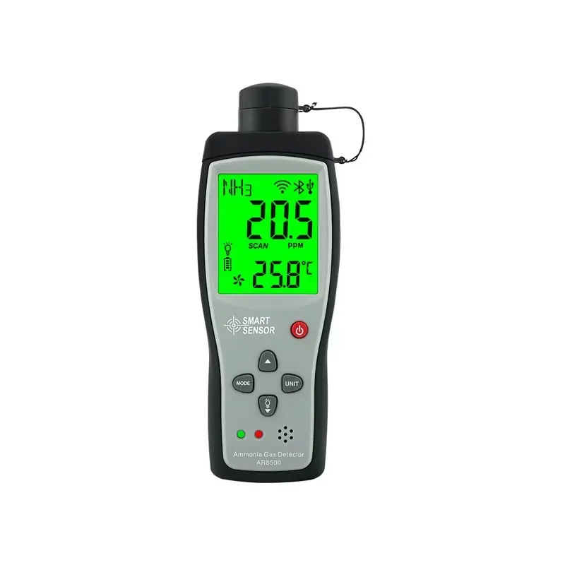 Hot Sale Multi-function Portable AR8500 NH3 detector ammonia gas analyzer tester with Sound Light Alarm Li-battery