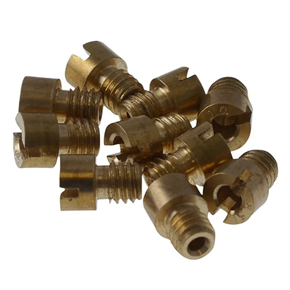 Scooter Main Jet 10Pcs 4mm Replacement Accessories Carburetor For Puch Maxi Bing Hercules Nozzles High Quality