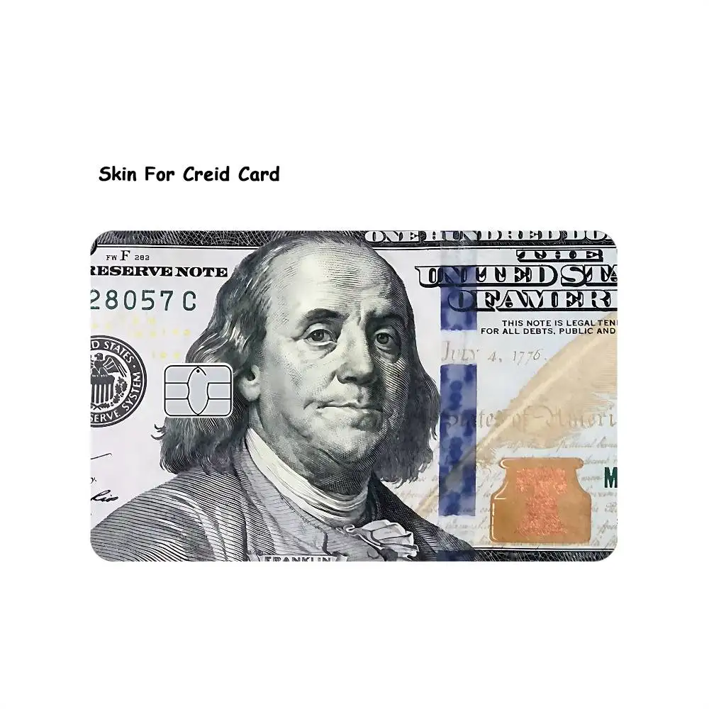 Creative USA Dollar Card Stickers Cartoon Decorative Small Waterproof Chip 4PCS Card Sticker New Anti-Scratch - view 4