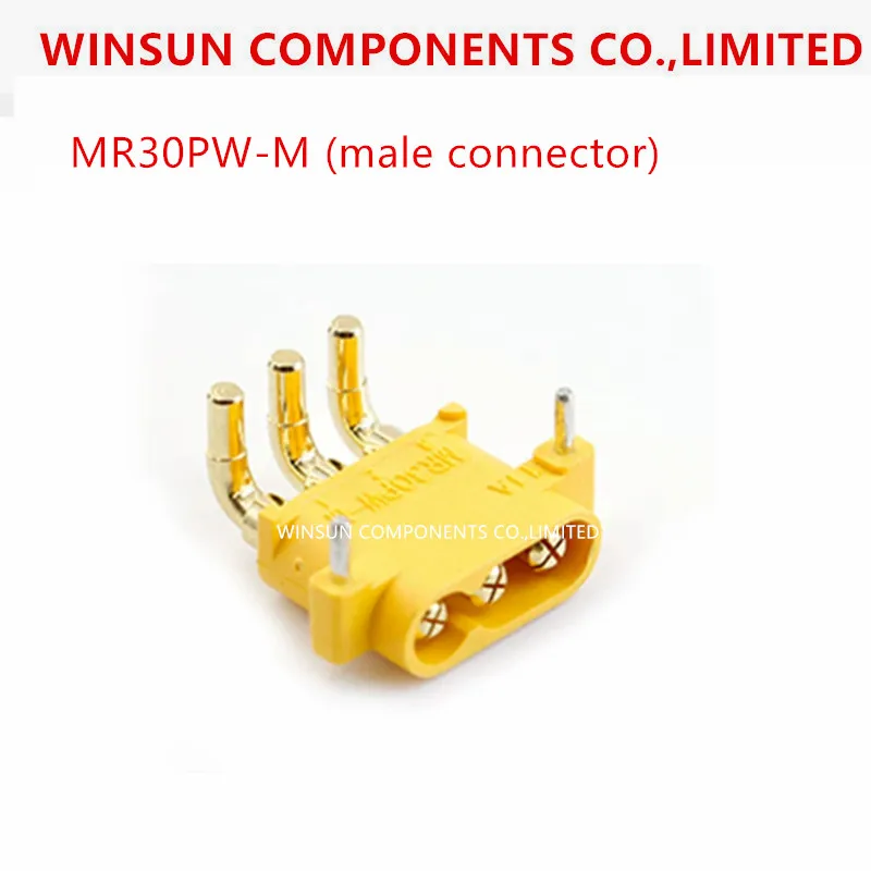 (5piece)100% New Imported Original  MR30PW-M/F PCB board horizontal 3-pin motor electric adjustment special three hole bent foot