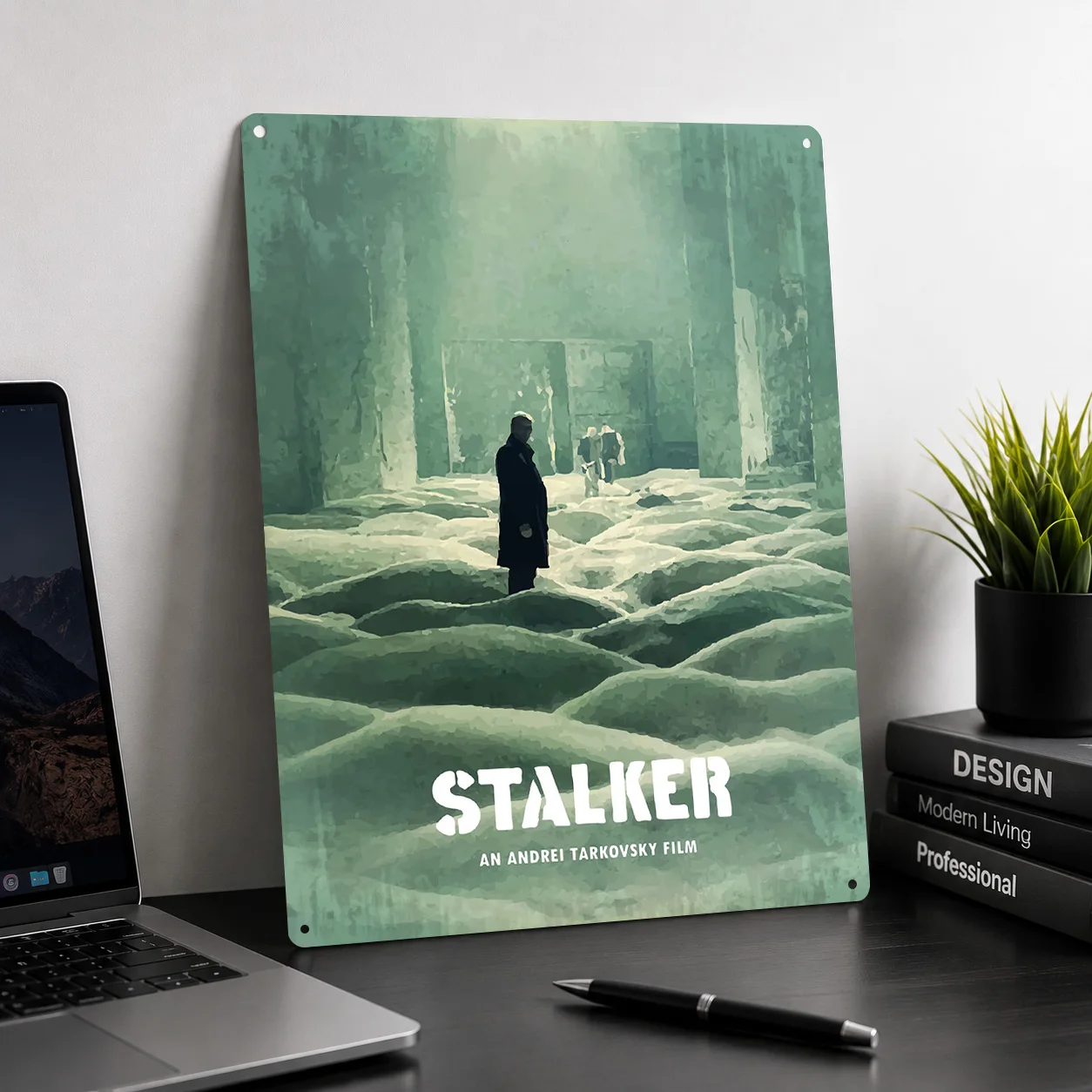 Stalker 3D Texture Metal Poster Customized Wall Art Tin Sign Gift for Mancave Decoration Bedroom Accessories Bathroom Decor Room